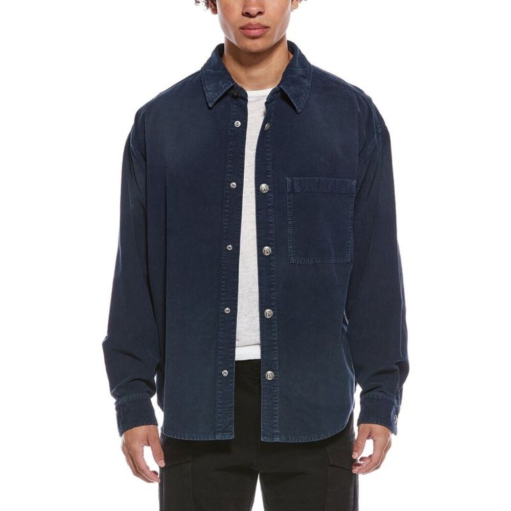 Palm Angels Mens  Shirt, Blue